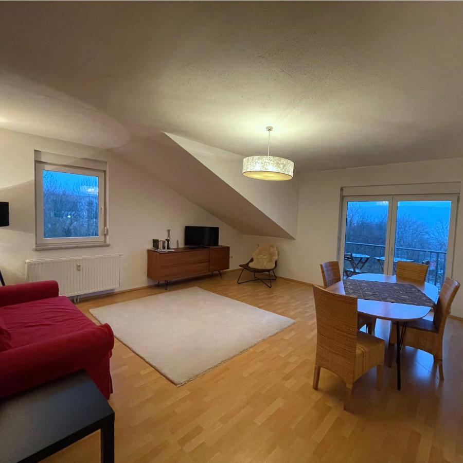 Ferienwohnung Balkonblick Am Hirschberg 상트벤델 외부 사진